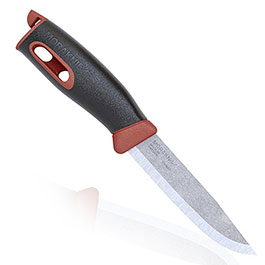 Morakniv Grtelmesser Companion Spark rot inkl. Kunststoffscheide & Feuerstahl