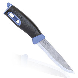 Morakniv Outdoormesser Companion Spark blau inkl. Kunststoffscheide & Feuerstahl