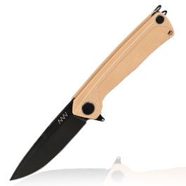 ANV Knives Einhandmesser Z100 BB G10 Sleipner Stahl coyote inkl. Grtelclip