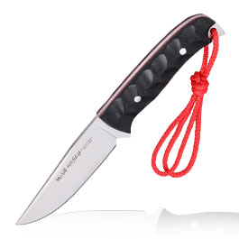 Muela Outdoormesser Husky Micarta grau inkl. Lederscheide