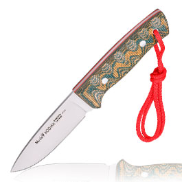Muela Outdoormesser Kodiak Canvas Micarta grn inkl. Lederscheide