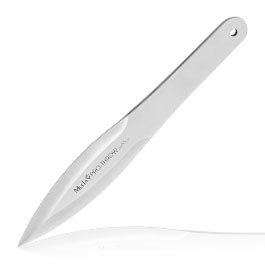 Muela Wurfmesser Throw Pro silber inkl. Lederscheide