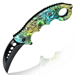 CJH Karambit Schlangen grn inkl. Grtelclip
