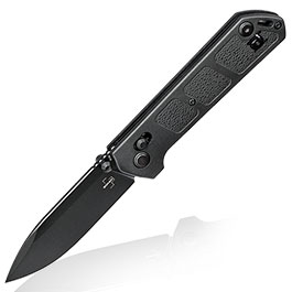 Bker Plus Einhandmesser Kihon DC 2.0 All Black D2 Stahl schwarz inkl. Grtelclip