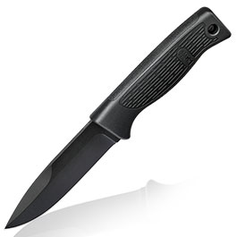 Heckler & Koch Outdoormesser MP7 PDK 14C28N Stahl schwarz inkl. Kydexscheide und Stahlclip