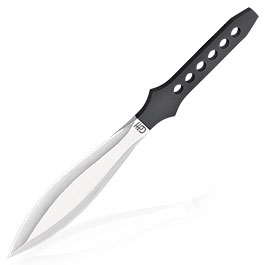 Herbertz Wurfmesser 26cm schwarz/silber inkl. Nylonscheide