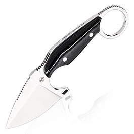 Magnum Grtelmesser Enki silber/schwarz inkl. Kydexscheide und Grteladapter