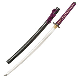 Haller Katana purple Damastklinge inkl. Schutzhlle