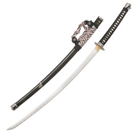 John Lee Katana Kamakura Tachi schwarz inkl. Schwertkoffer & Schutzhlle
