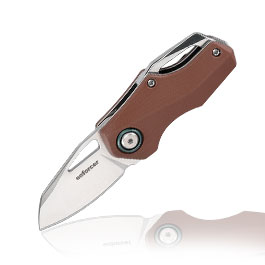 Enforcer Einhandmesser Chico silber/braun inkl. Grtelclip