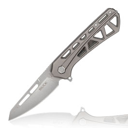 Buck Einhandmesser 811 Trace OPS silber/grau inkl. Grtelclip