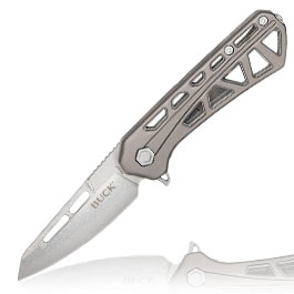 Buck Einhandmesser 813 Mini Trace OPS silber/grau inkl. Grtelclip