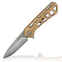 Buck Einhandmesser 814 Mini Trace OPS silber/bronze inkl. Grtelclip