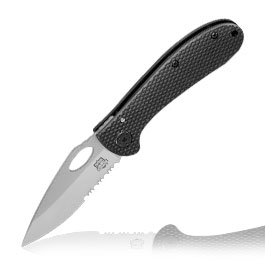 MP9 Einhandmesser Tiger silber/schwarz inkl. Grtelclip