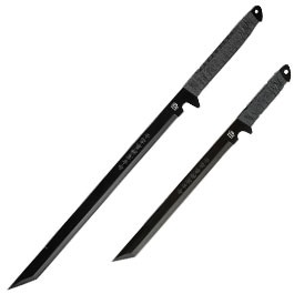 MP9 Ninja Schwertset Duo schwarz inkl. Nylonscheide