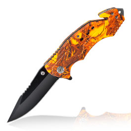 KH- Rettungsmesser orange black
