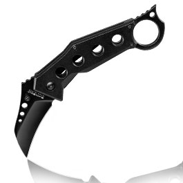 Blackfield Einhandmesser Karambit B.P.K. schwarz inkl. Grtelclip