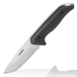 Gerber Outdoormesser Moment silber/schwarz inkl. Nylonscheide
