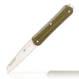 Fox Knives Taschenmesser Vulpis 130 Grenade oliv inkl. Grtelclip