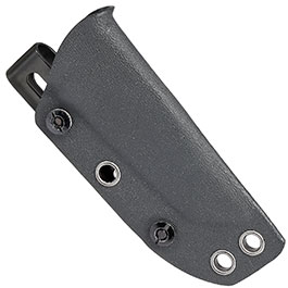 Kleinbild 5 Heckler & Koch Taktisches Outdoormesser FX01 Tanto D2 Stahl schwarz inkl. Kydexscheide mit Stahlclip