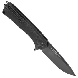 Kleinbild 1 ANV Knives 2in1 Taschenmesser / Einhandmesser Z200 Plus DLC Sleipner Stahl G10 schwarz inkl. Grtelclip