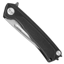 Kleinbild 4 ANV Knives 2in1 Taschenmesser / Einhandmesser Z200 Plus Stonewash Sleipner Stahl GRN schwarz inkl. Grtelclip