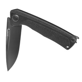 Kleinbild 3 ANV Knives 2in1 Taschenmesser / Einhandmesser Z200 Plus DLC Sleipner Stahl GRN schwarz inkl. Grtelclip