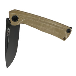 Kleinbild 3 ANV Knives 2in1 Taschenmesser / Einhandmesser Z200 Plus DLC Sleipner Stahl G10 oliv inkl. Grtelclip