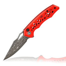 CIVIVI Anaaki Damascus Red Aluminium