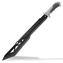 Produktbild zu Third Machete Blackhow mit schwarz lackierter Tanto-Edelstah ...