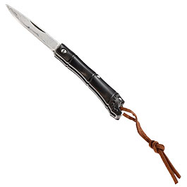 Kleinbild 6 Schnes, interessant gearbeitetes KOMORAN Klappmesser mit Damastklinge.