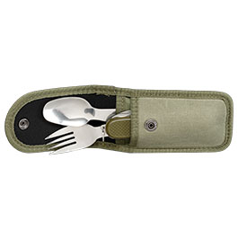 Kleinbild 5 Camping-Set mit Tasche, Gabel L�ffel und Multifunktionsmesser