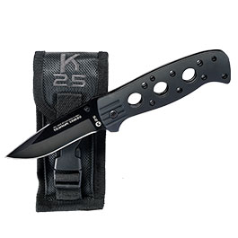 Produktbild zu K25 Tactical Pocket Knife mit gummiertem Aluminiumgriff ...