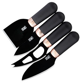 Kleinbild 5 Taylor�s Eye Witness K�semesser-Set Brooklyn Copper 4-tlg. schwarz-kupfer