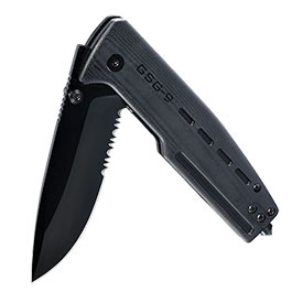 Kleinbild 3 GSG-9 Klappmesser EM1 mit Wellenschliff