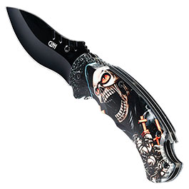Kleinbild 5 CJH Einhandmesser Skull