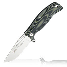 Produktbild zu K25 Tokisu Einhandmesser oliv-schwarz mit G�rteletui ...