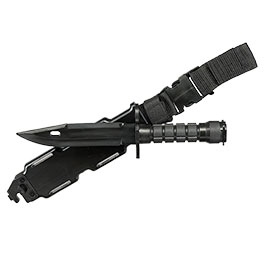 Kleinbild 2 Snow Wolf US M9 Deko Gummi Bajonett f. M4 / M16 Gewehre inkl. Scheide schwarz