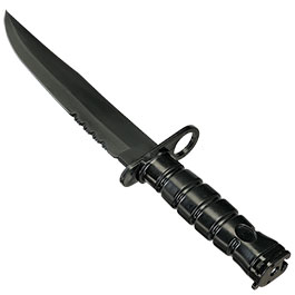 Kleinbild 5 Snow Wolf US M10 Deko Gummi Bajonett f. M4 / M16 Gewehre inkl. Scheide schwarz