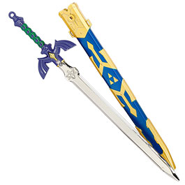 Kleinbild 3 Haller Brief�ffner Miniaturschwert Zelda Replika mit Scheide und Kunststoffst�nder
