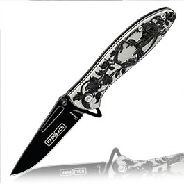Produktbild zu Albainox - Rainblack Einhandmesser-unverwechselbares Alltags ...
