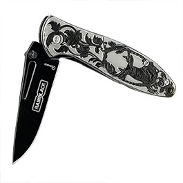 Kleinbild 2 Albainox - Rainblack Einhandmesser-unverwechselbares Alltags-Taschenmesser