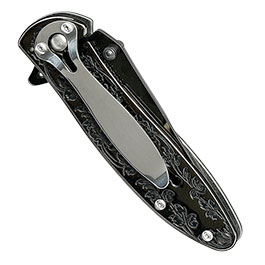 Kleinbild 4 Albainox - Rainblack Einhandmesser-unverwechselbares Alltags-Taschenmesser