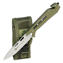 Produktbild zu K25 Tactical XL Klappmesser mit Nylonetui oliv ...