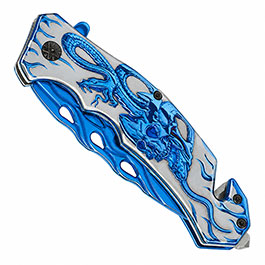 Kleinbild 3 Albainox Rainblue-Skull Tactical Klappmesser