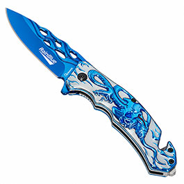 Kleinbild 5 Albainox Rainblue-Skull Tactical Klappmesser