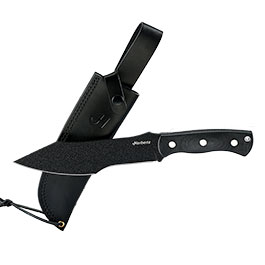 Kleinbild 2 Herbertz Bushcraft- und Survivalmesser D2 schwarz micarta