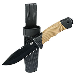 Kleinbild 2 Herbertz Outdoor- G�rtelmesser mit Kunststoff-K�cherscheide schwarz braun