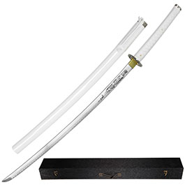 Schwert Katana, weiss, mit Aufbewahrungsbox