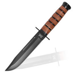 Fox USMC Kampfmesser mit Lederscheide